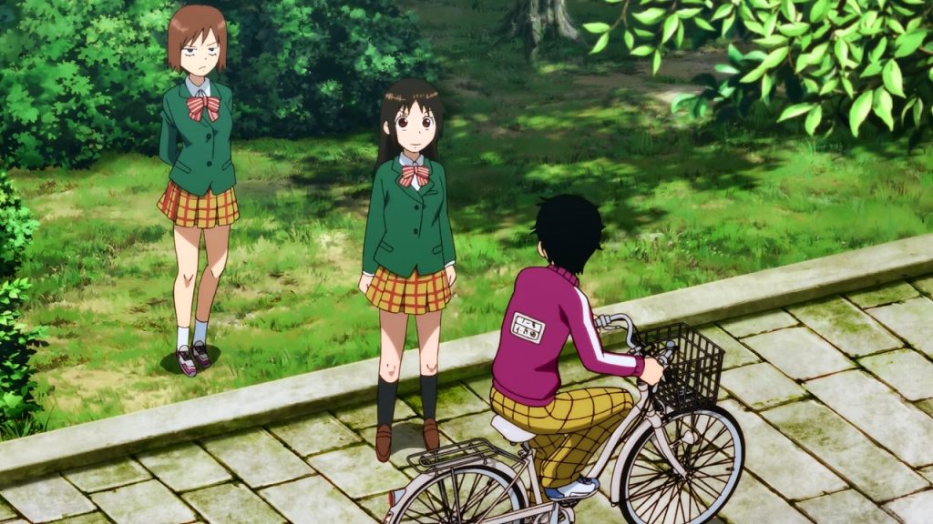 Трусливый велосипедист аниме